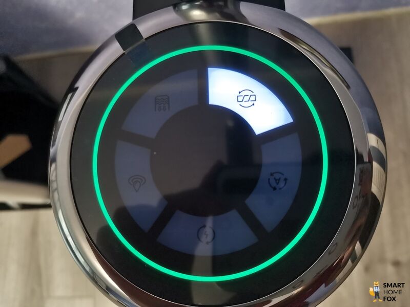 Долив воды на станции Deerma VX900W